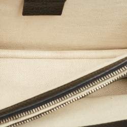 Pre Owned Gucci Black Leather Small Crystal Dionysus Shoulder Bag