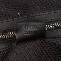 Pre Owned Gucci Black Medium GG Supreme Carry On Duffle Bag
