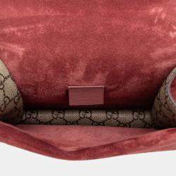 Pre Owned Gucci Brown Small GG Supreme Blooms Dionysus Crossbody