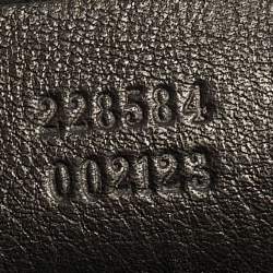 Pre Owned Gucci Black Leather Medium Icon Bit Hobo