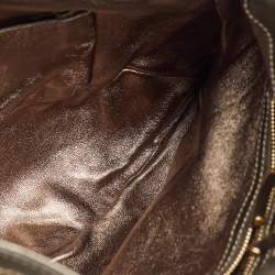 Pre Owned Gucci Metallic Python Medium Babouska Indy Hobo