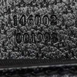 Pre Owned Gucci Multicolor Leather and Velvet Horsebit Embossed Velour Web Treasure Satchel