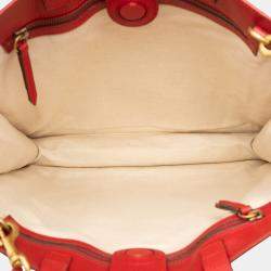 Pre Owned Gucci Beige GG Supreme Web Bosco Satchel