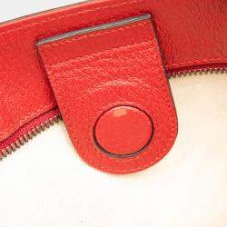 Pre Owned Gucci Beige GG Supreme Web Bosco Satchel