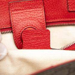 Pre Owned Gucci Beige GG Supreme Web Bosco Satchel