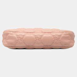 Pre Owned Gucci Pink Small GG Matelasse Leather Satchel