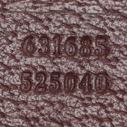 Pre Owned Gucci Red GG Canvas and Leather Medium Web Ophidia Tote