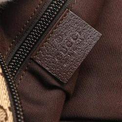 Pre Owned Gucci Beige GG Shoulder Bag