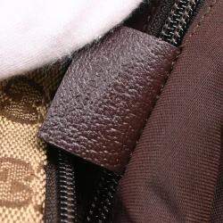 Pre Owned Gucci Beige GG Shoulder Bag