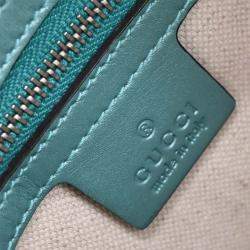 Pre Owned Gucci Light Blue Guccissima GG Hobo Handbag