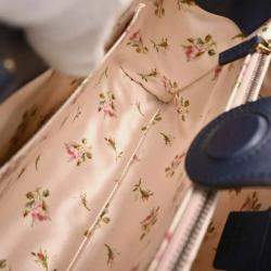 Pre Owned Gucci Blue Denim Marmont 2way Handbag