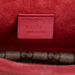 Pre Owned Gucci Brown Small GG Supreme Dionysus Crossbody