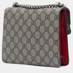 Pre Owned Gucci Brown Small GG Supreme Dionysus Crossbody