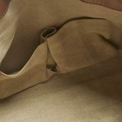 Pre Owned Gucci Rose Gold Leather Soho Working Tote