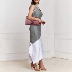 Pre Owned Gucci Red Microguccissima Leather Medium Emily Chain Shoulder Bag