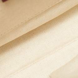 Pre Owned Gucci Red Microguccissima Leather Medium Emily Chain Shoulder Bag