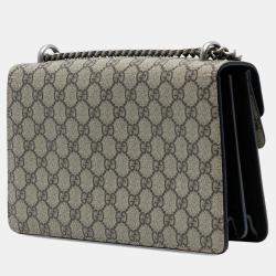 Pre Owned Gucci Beige Medium GG Supreme Dionysus Shoulder Bag