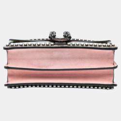 Pre Owned Gucci Beige Medium GG Supreme Crystal Dionysus Shoulder Bag