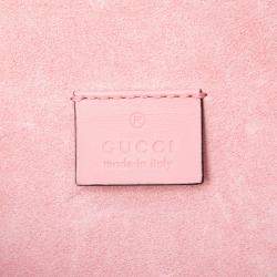 Pre Owned Gucci Beige Medium GG Supreme Crystal Dionysus Shoulder Bag