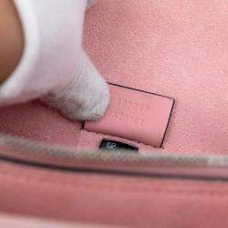 Pre Owned Gucci Beige Medium GG Supreme Crystal Dionysus Shoulder Bag