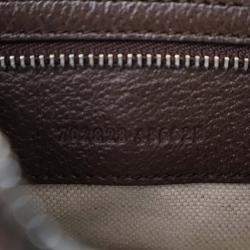 Pre Owned Gucci Beige/Brown Medium GG Supreme Web Attache Crossbody