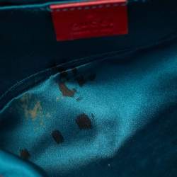 Pre Owned Gucci Red Matelassé Velvet Mini GG Marmont Shoulder Bag