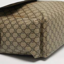 Pre Owned Gucci Beige GG Supreme Canvas Baby Changing Bag