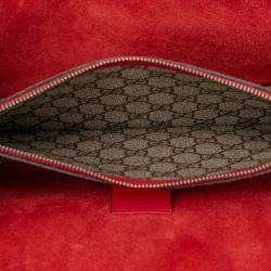 Pre Owned Gucci Brown Medium GG Supreme Dionysus Shoulder Bag