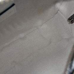 Pre Owned Gucci Black/White Leather X Adidas Round Crossbody Bag