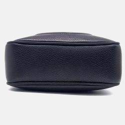 Pre Owned Gucci Black Leather Disco Bag