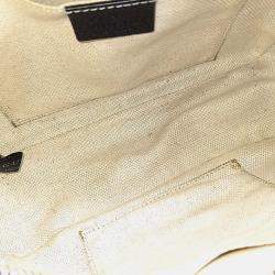 Pre Owned Gucci Black Leather Disco Bag