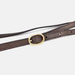 Pre Owned Gucci Brown Coated Canvas Ophidia Mini Bucket Bag