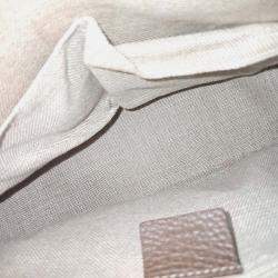 Pre Owned Gucci Brown Coated Canvas Jacquard Tote and Shoulder Bag