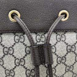 Pre Owned Gucci Beige Coated Canvas Ophidia Small Bucket Bag