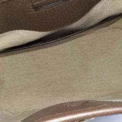 Pre Owned Gucci Brown Coated Canvas Ophidia GG Mini Shoulder Bag