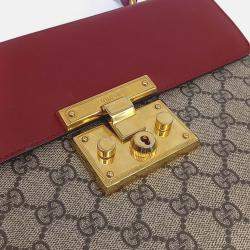 Pre Owned Gucci Multicolor Coated Canvas Padlock Supreme Tote