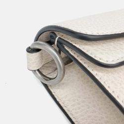 Pre Owned Gucci Cream Leather Dionysus Small Shoulder Bag