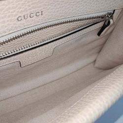 Pre Owned Gucci Cream Leather Dionysus Small Shoulder Bag