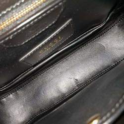 Pre Owned Gucci Multicolor Leather Bamboo 1947 Top Handle Shoulder Bag