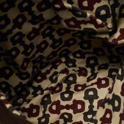 Pre Owned Gucci Dark Brown Guccissima Leather Large Indy Hobo