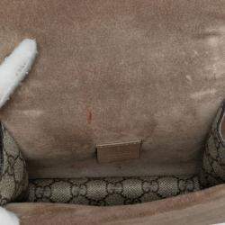 Pre Owned Gucci Brown Small GG Supreme Dionysus Crossbody