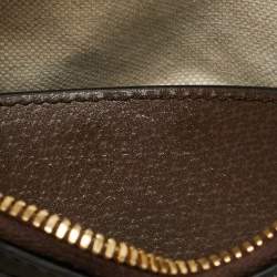 Pre Owned Gucci Beige/Brown GG Supreme Canvas Small Ophidia Shoulder Bag