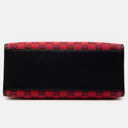 Pre Owned Gucci Small GG Canvas Interlocking G Tote