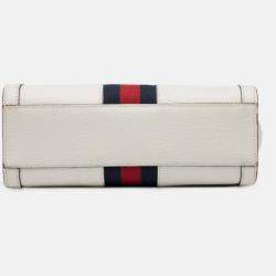 Pre Owned Gucci Small Leather Ophidia Satchel