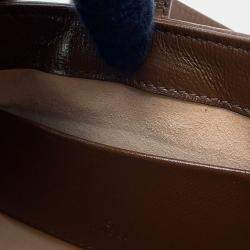 Pre Owned Gucci Jackie 1961 Handbag Beige/Brown Gg Supreme Leather Size Mini