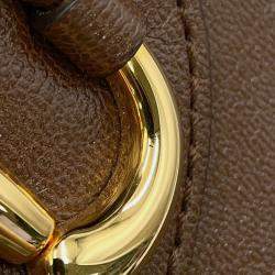 Pre Owned Gucci Horsebit 1955Tote Bag Brown Leather