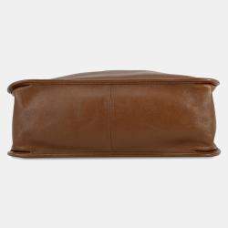 Pre Owned Gucci Horsebit 1955Tote Bag Brown Leather