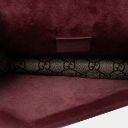 مملوكة مسبقًا Gucci Beige Brown Small GG Supreme Blooms Dionysus Crossbody