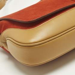 Pre Owned حقيبة غوتشي جلد وكانفاس جاكي أو جي جي بيج/وردي وجلد بقلاب