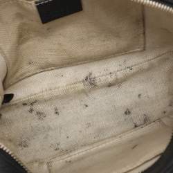 Pre Owned حقيبة كروس غوتشي سوهو صغيرة جلد ميتاليك